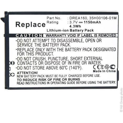 NX - Batterie téléphone, smartphone, GSM 3.7V 1150mAh - DREA16035H00106-01M35H00106-02MBA S370BA-S3 (1/3)