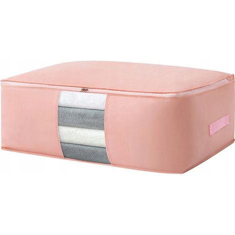 Bettbezug für Aufbewahrungskissen und Decken, 53 x 37 x 16 cm, Größe M