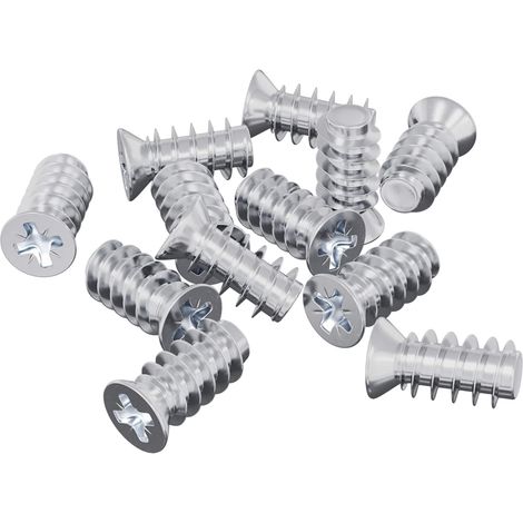 Tornillo 12 pcs Plateado M6 x 12 mm Hierro vidaXL