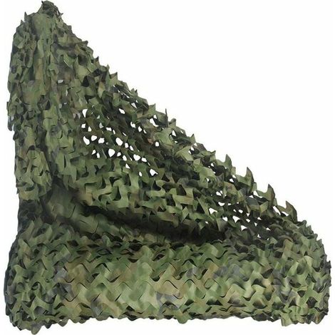 Filet de camouflage en rouleau pour pare-soleil de décoration militaire de chasse, 1,5 mx 10 m (1/5)