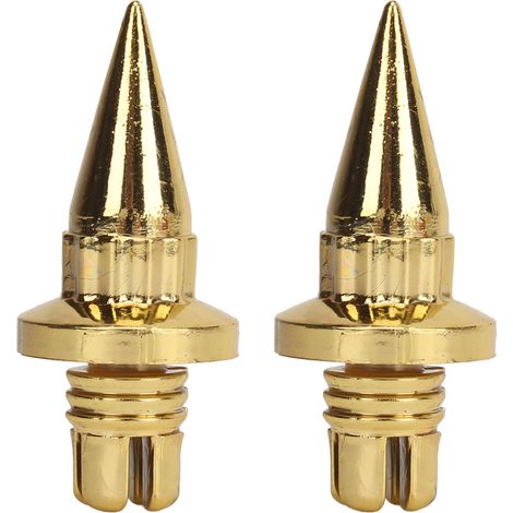 Écrou de Rivet de jante de roue, 25 pièces, Look élégant, Installation facile, lèvre de pointe pour roues avec Faux Rivets en plastique doré (1/5)
