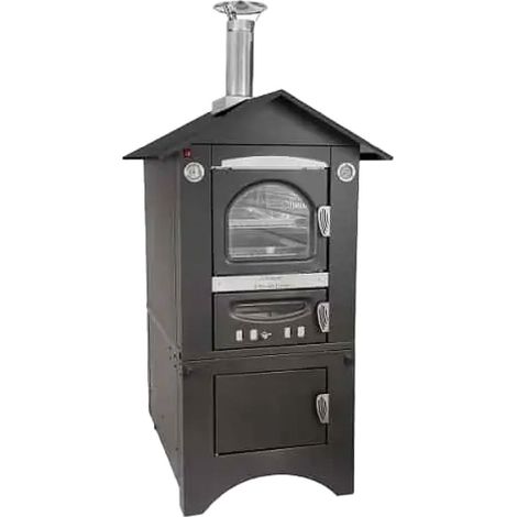 FORNO PORTATILE A LEGNA 'SMART' camera cottura cm. 45 x 80