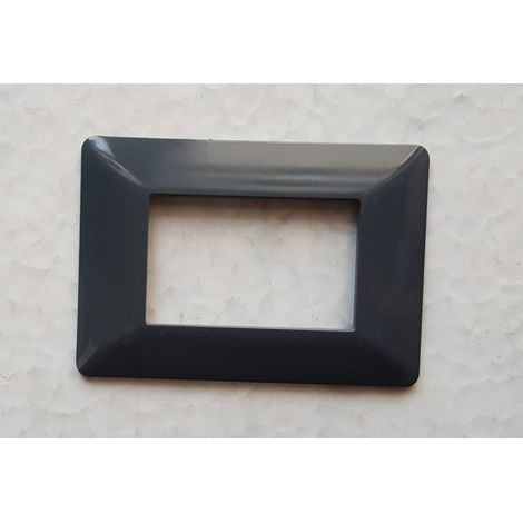 Placchette Abs Pour Matix Bticino Compatibile 3 4 6 Modulles Couleurs Noir