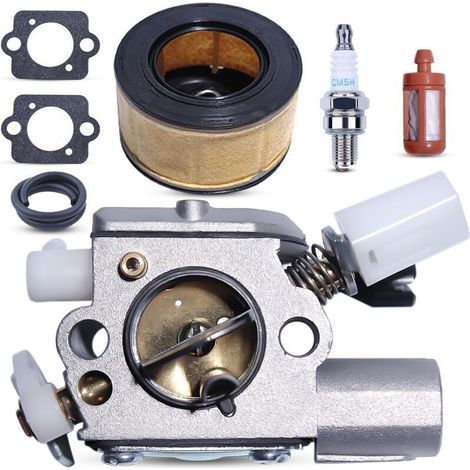 Vergaser, Luftfilter, Kraftstoffschlauch, Zündkerze für Stihl Kettensägen MS231, MS251, MS231C, MS251C, MS241, MS241C. Ersetzt 1143 120 0611, 1143 120 0617, Zama C1Q-S296, C1Q-S233 (1/4)