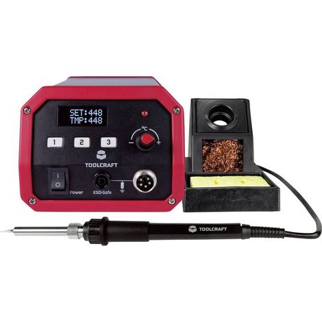 [NEUWERTIG] B-Ware Toolcraft ST-80D Lötstation digital 8 W 150 bis 450°C inkl Lötspitze Netzbetr602 (1/2)