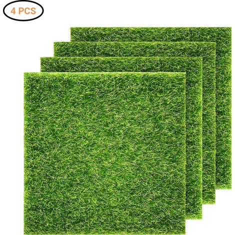 Erba artificiale, 4 pezzi per la decorazione di giardini in miniatura, fai da te. (1/5)