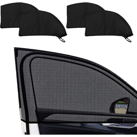 4 Pcs Chaussette Voiture Soleil Anti UV, Pare Soleil Chaussettes Voiture, Convient À Plupart Modèles Voitures, pour Trajets Quotidiens Voyages Camping (1/5)
