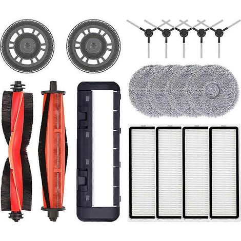 Pièces et accessoires pour aspirateur robot Xiaomi S20+ / B108GL / B108CN / B113CN : brosse principale, filtre HEPA et lingette de nettoyage. (1/5)