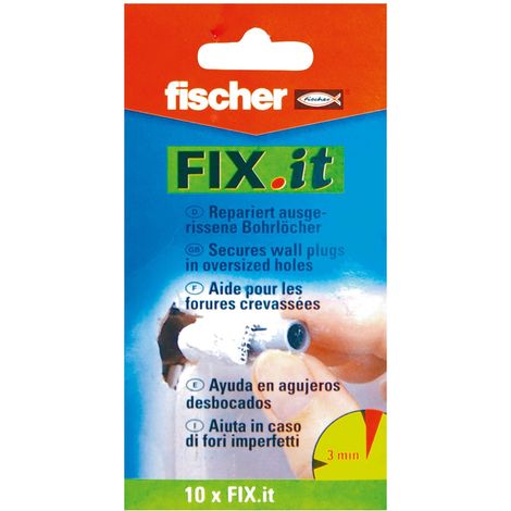 Fischer 10x Vellón de reparación Fix it - 092507