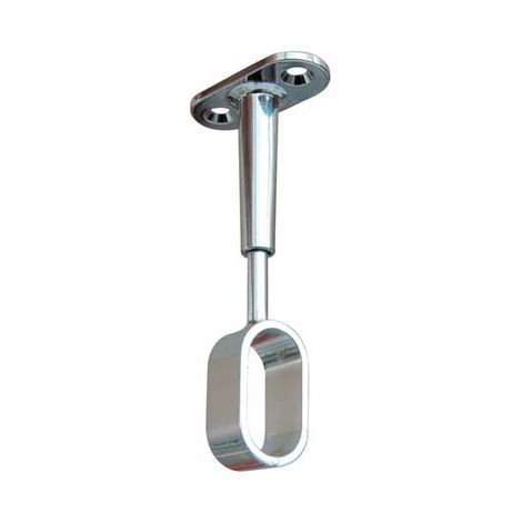 REGGITUBO ARMADIO OVALE REGOLABILE CENTRALE - ZAMA CROMATO H.MM 68/95 TUBO MM 30X15- 12 pezzi