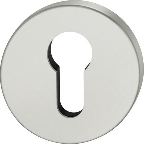Paire de rosaces de clé 12 1735 Alu.0105 Plaque 7 mm PZ rond (1/3)