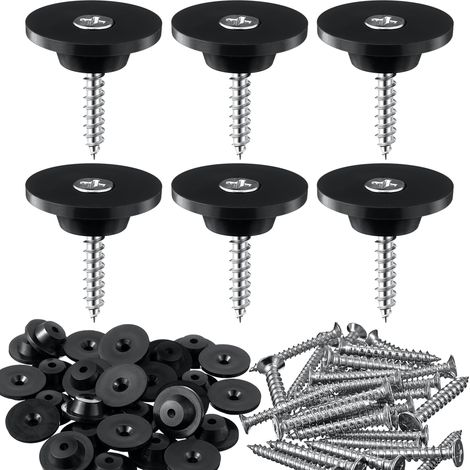 100 Clous D'éTanchéIté Pour Nappes à Excroissances, Clous De Montage 3,5x25 Mm, Boutons De Montage Avec Clou Pour Film à Excroissances (1/5)