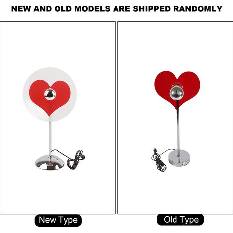 Lampe d'ambiance à projection en forme de cœur, alimentée par USB, décoration murale, lampe de table en forme de cœur, lampe romantique avec jeux d'ombres, cadeau de Saint-Valentin, lampe de table en (1/5)