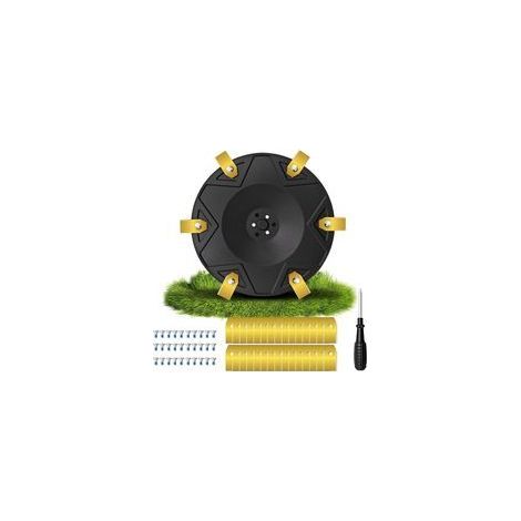 Plateau de Lame + 10 Lames Compatibles avec DREAME A1 A1 Pro A2 MOVA 600 600 KIT 1000 Disque de Coupe Robot Tondeuse, Lame de Tondeuse, Disque Rotatif pour Robot Tondeuse