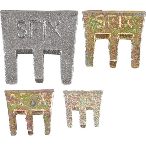 Surtido de cuñas con garra  tipo S-Fix  4 piezas