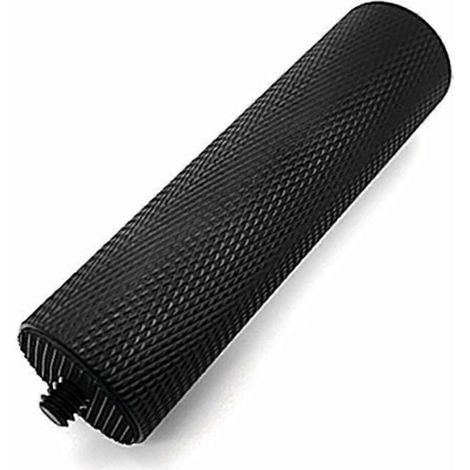 Rallonge de poignée en alliage d'aluminium 1/4" pour appareil photo, lampe torche et éclairage LED avec filetage pour trépied 1/4".