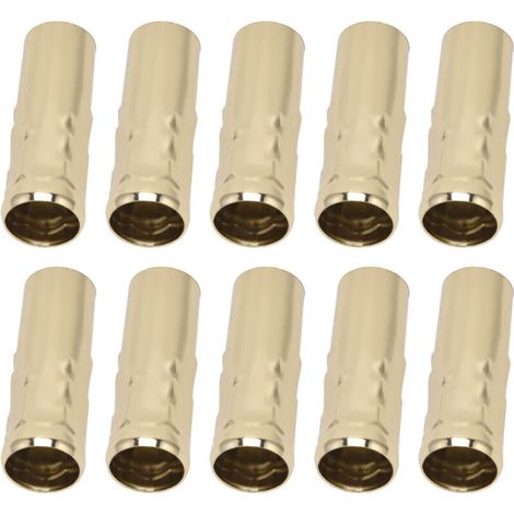 Tube de Support de Lampe à Bougie, Couvercles de Douille de Bougie, 10 Pièces Tube Métallique E14 pour Support de Lampe à Bougie, Accessoires d'éclairage de Base de Lampe (1/5)