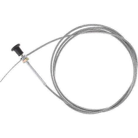 Câble de starter universel de carburateur de 2,4 m (8 pi) et de 2,57 m (101 po) de long pour tracteur tondeuse 60122 (1/5)