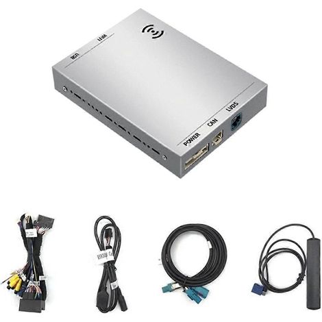 Adaptateur sans fil CarPlay et Android Auto pour Citroën C4, C5, DS3 - Module décodeur vidéo voiture, boîtier multimédia Bluetooth GPS, kit auto pour écran d'origine (1/5)