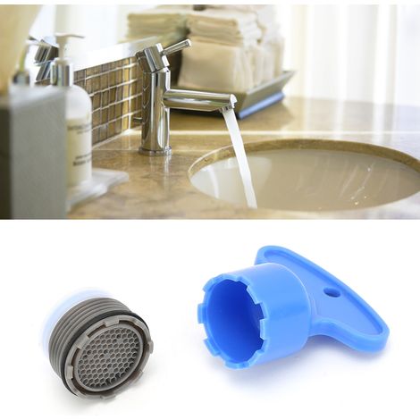 Integrierter Wasserhahn-Luftsprudler M18,5 mit Filter und ABS-Silikonmutter, 1 Stück für Küche und Bad. (1/5)