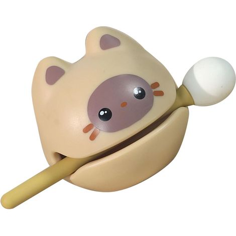 Cute Fish Drum Zen Block, Resin Percussion Instrument, Desk Ornament, Mini Animal Figurine with Soothing Sound for Meditation, Stress Relief (1/5)