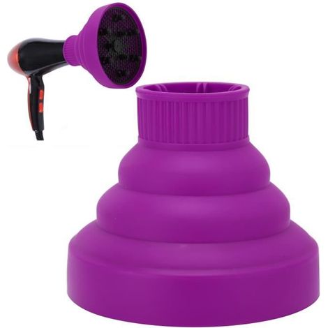 Diffuseur de sèche-cheveux - FAFEICY - Q106764 - Pliable - Silicone - Universel (1/4)