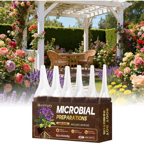 Wurzelpflegeprodukt zur Verbesserung der Bodendurchlüftung und zum Schutz der Gesundheit der Gartenpflanzenwurzeln -- 108 ml (18 ml 6) -- BIEMMEDUE (1/5)