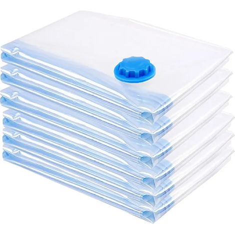 Jopassy Lot de 5 sacs de rangement pour armoire, sacs sous vide, 80 x 120 cm (1/5)