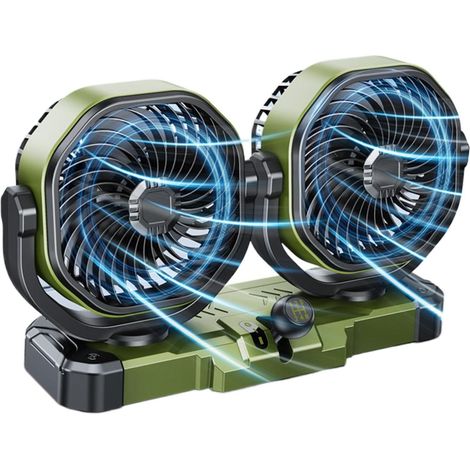 Ventilateurs Voiture Soufflant de l'Air Froid Auto-adhésif Double (1/5)