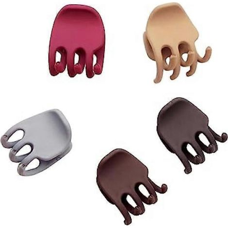 Set mit 5 Haarspangen für Damen, Haaraccessoires, Haarclips, mattierte Haarnadeln (1/5)