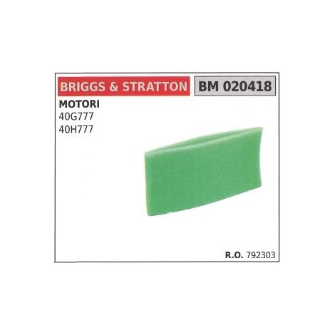 BRIGGS&STRATTON prefiltro aire cortacésped 40G777 40H777