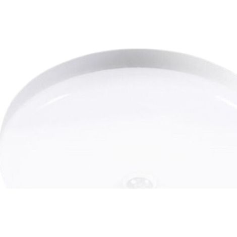 Plafonnier LED, 22 cm de diamètre, 12 W, puces LED 2835SMD, convient à une utilisation intérieure et extérieure, avec détecteur de mouvement, lumière blanche 6500K (1/5)