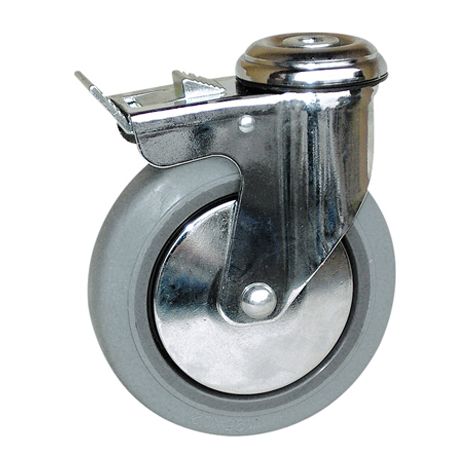 Roulette industrielle Pivotante Guitel Hervieu, Acier galvanisé, Ø 125mm, 90kg ( Prix pour 1 )
