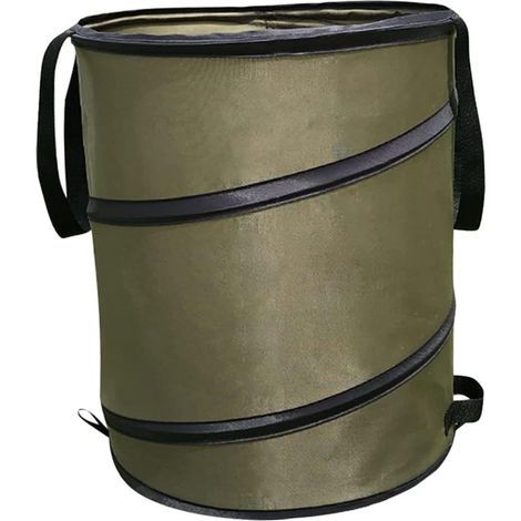 Robuste, wiederverwendbare Pop-Up-Gartenabfallsäcke, 85 l (ø46 x 55 cm), ideal für Camping, Gartenarbeit, Picknicks und andere Outdoor-Aktivitäten – 46 x 70 cm (1/5)