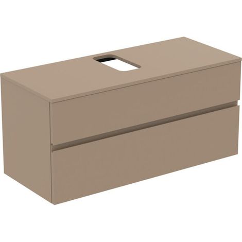 Ideal Standard E3504UP WT Meuble sous-lavabo Finesse découpe milieu (1/3)