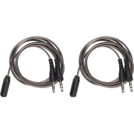Adaptateur audio 3.5mm femelle vers 2 mâles stéréo micro HiFi, câble en Y pour ordinateur portable PC, lot de 2 (1/5)