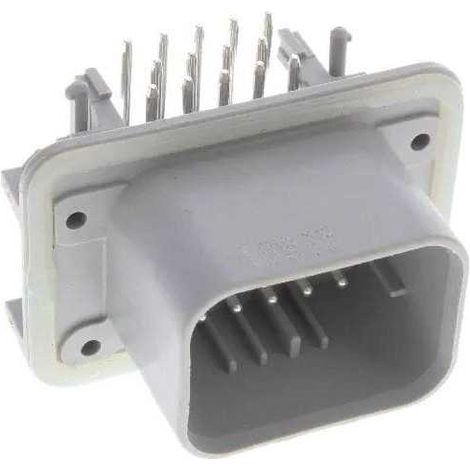 Connecteur AmpSeal femelle 14 Voies gris PCB 90°
