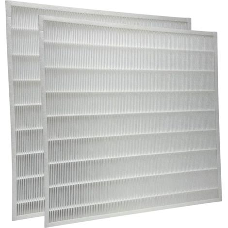 Aerofilter - Lot 2 Filtres M5 Compatible Pompe Chaleur ALDES T.One VERTICAL - 435x435x20mm - Double Flux - Média Synthétique - Livraison Offerte (1/5)