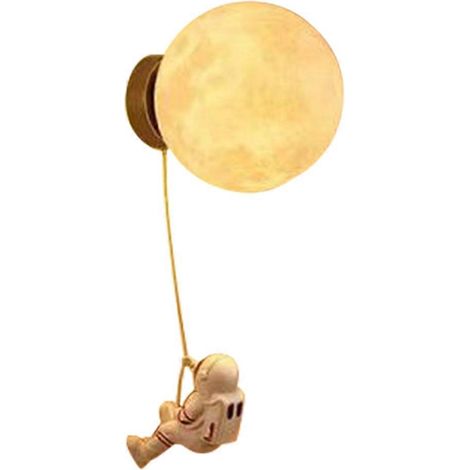 Lampe murale astronaute, abat-jour imprimé en 3D, applique LED A-- (1/5)