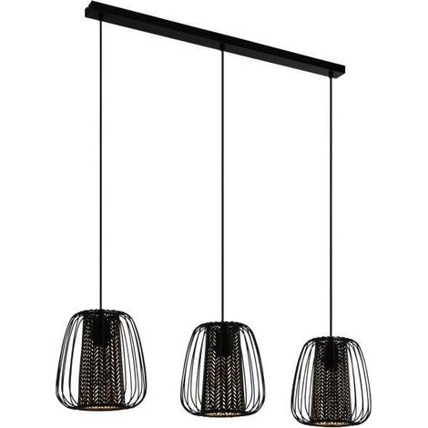 Eglo Curasao suspensión negra 99,5 cm moderna