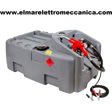 Pompa Travaso Gasolio 12 V serbatoio 200 lt pistola Wortex UNIT DCC 200 LT