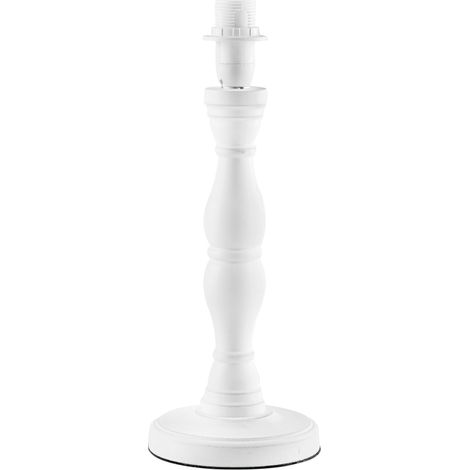 Base lampada da tavolo SWEET in legno bianco 30 cm. (1/2)