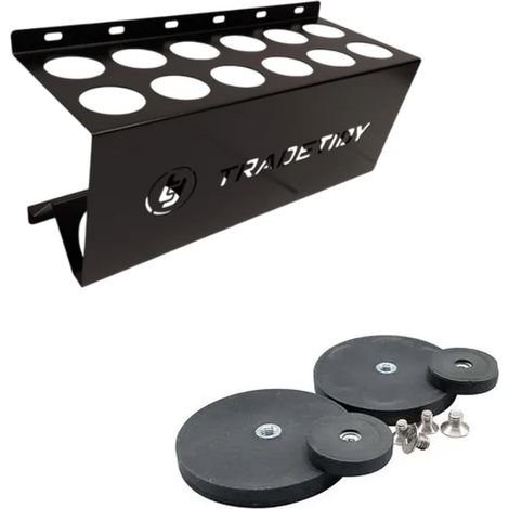 Tradetidy TT-STB12 Silicone Adhesive Caulk 12 Tube Holder + Magnetic Mounting Kit (1/5)