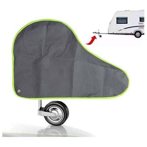 Gris Housse de Timon remorques, Housse de Protection pour caravanes et remorques Attelage Universelle Couverture de remorquage Housse pour Tête d'attelage de Caravane Remorque