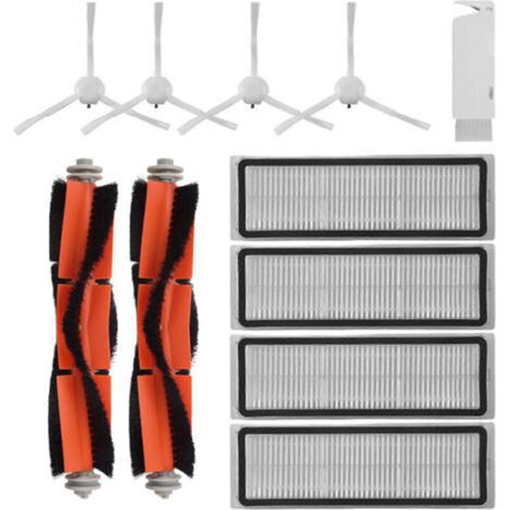 Accessoire : brosse latérale, filtre HEPA pour aspirateur robot laveur Xiaomi Mijia 1C STYTJ01ZHM Mi SKV4093GL (pièces détachées)