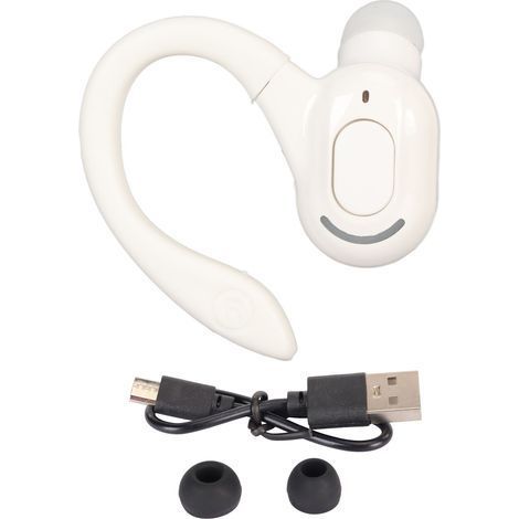 Casque Bluetooth 5.2 Mono Écouteur sans Fil, Son Stéréo HD, Réduction de Bruit, IPX4 Étanche, Noir et Vert (1/5)