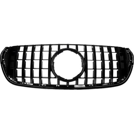 Parrilla delantera Mercedes-Benz, negro brillante, estilo GT R (1/2)