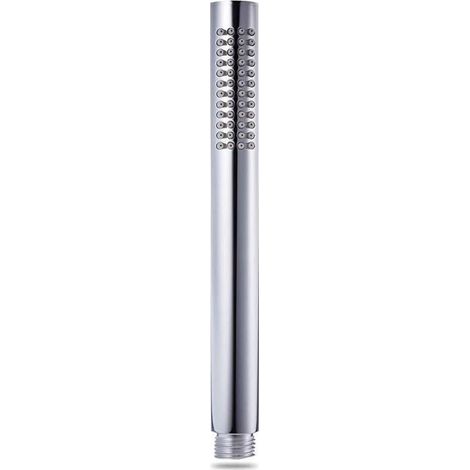 Duschkopf aus massivem Messing, verchromt, wassersparend, mit 1 Strahlart und 48 Antikalkdüsen. (1/5)