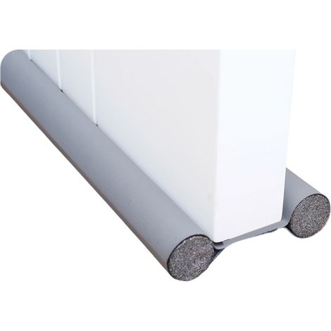 Barre de porte isolante double face en cuir pour climats extrêmes (96cm)