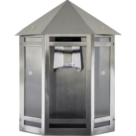 Demi applique Inox E27 60W - I-Watts Outdoor